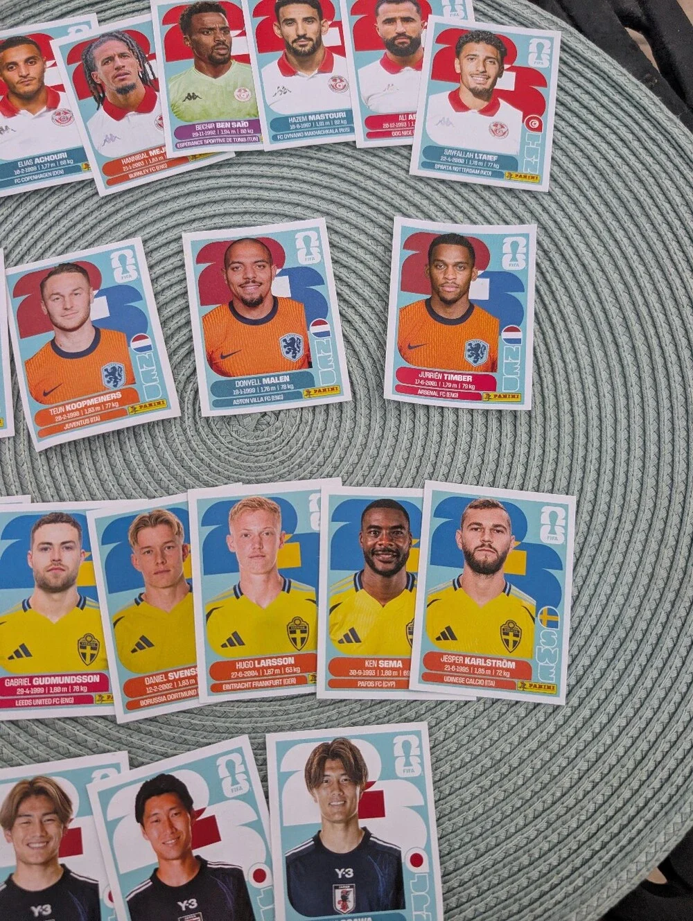 Panini World Cup 2026 Player Sticker Collection - Group F-21- NED, JPN, SWE, TUN - Picture 4 of 4
